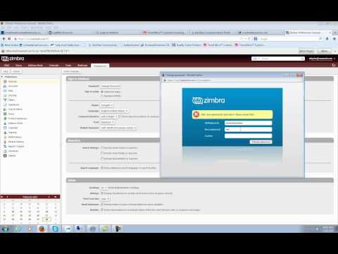 how to recover zimbra password