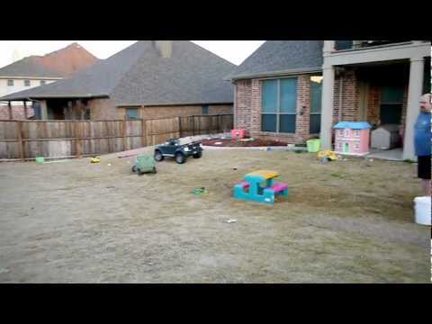 Hayden Hitting with his new Bat