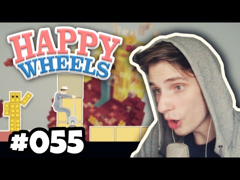 MINECRAFT BEDWARS NACHGEBAUT! :D ★ HAPPY WHEELS #055 | Herr Bergmann