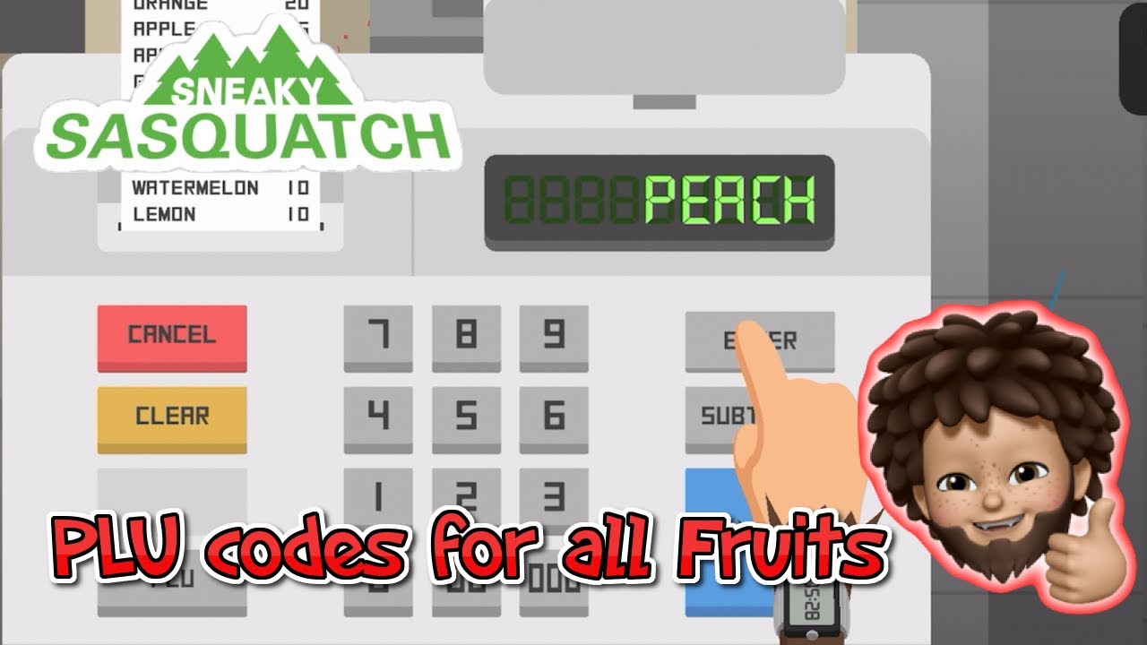 Fruit PLU Codes