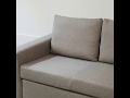 Schlafsofa LATINA Basic Webstoff - Stoff Doran: Taupe - Breite: 173 cm