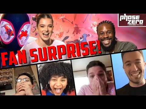 Spider-Man Across the Spider-Verse Haliee Steinfeld and Shameik Moore