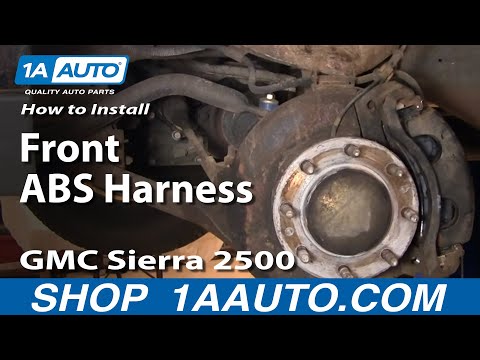 How To Install Replace Front Brake ABS Harness Silverado Sierra Suburban 1AAuto.com
