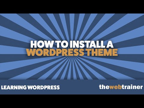 how to upload wordpress theme