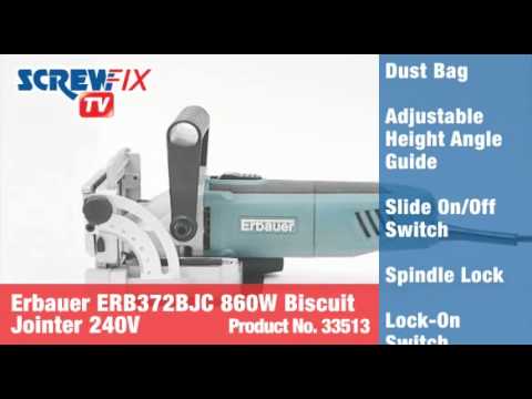 Erbauer ERB372BJC 860W  Biscuit Jointer 230-240V