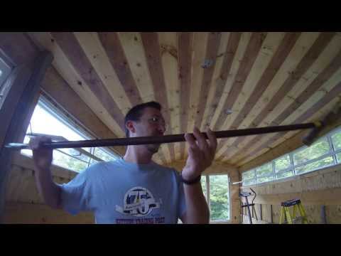 how to paint t&g ceiling