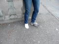 En chaussette dans la rue N�01