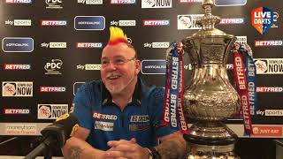 Peter Wright on MVG rout to reach Matchplay final: “His consistency let him down and I was on it”
