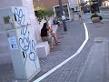 questo filmato realizzato a Padova a circa 200 metri dalla Basilica di Sant' Antonio dimostra che sul luogo dell'incidente erano presenti e ci sono ancora oggi 5-7-2008 dopo un mese ben 7 telecamere . 2 telecamere zona Z.T.L.  4 telecamere 2 per ogni pensillina fermata tram Santo e una panoramica sopra alle pensilline, che cosa hanno registrato il giorno 5-6-2008 tutte queste telecamere? aspettano ancora una risposta i genitori di Franco Zambon .