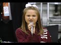 6th Grader Sings National Anthem