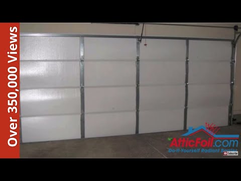 how to insulate garage door