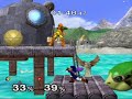 SSBM gameplay via Dolphin emulator