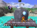 SSBM gameplay via Dolphin emulator