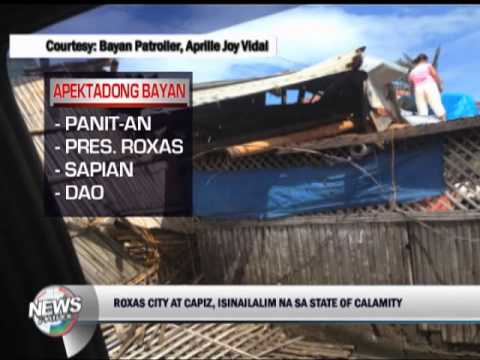 Roxas City, Capiz placed under state of calamity