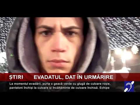 Evadatul, dat în urmărire