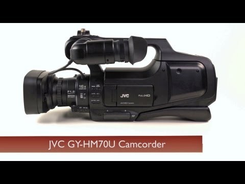 about:JVC - http://bit.ly/JVCGY-HM70U The new JVC GY-HM70U camcorder is a shoulder-mounted ENG style camera that's easy to use and priced with affordability in mind.