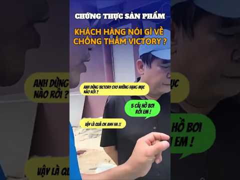CHỨNG THỰC KHÁCH HÀNG#1: CHỦ ĐẦU TƯ 5 HỒ BƠI NÓI GÌ VỀ CHỐNG THẤM VICTORY?