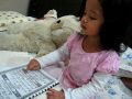Kanak-kanak ini mula diajar mengenal huruf menggunakan flashcard sejak umur 1 tahun. Alhamdulillah dia telah boleh membaca Quran sebelum umurnya 3 tahun. Sasaran saya supaya dia menghafal 1 juzuk alquran didalam sebelum umurnya 4 tahun.. www.darwishndarwisya.blogspot.com