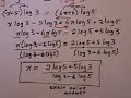 Exponential equations with different bases (part 2)