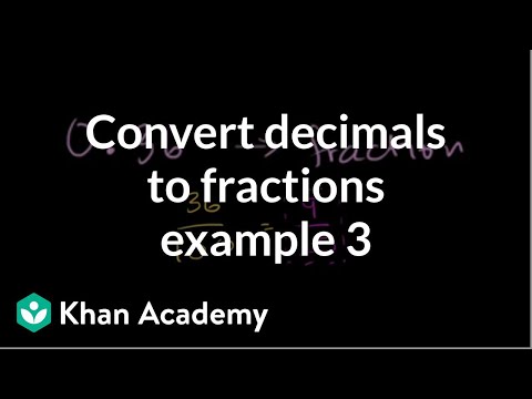 rewriting decimals as fractions 0 36 video khan academy what is 333 written in its simplest fraction form