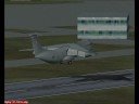 Herculese landing at RAF Brize norton