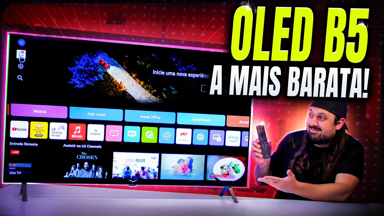 OLED B5: Como é a TV OLED mais BARATA da LG!