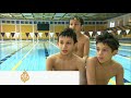 Al Jazeera's Paul Rhys reports on Qatar's 12-year-old swimming prospect Noah Alkhulaifi who, along with his two younger brothers, is setting his sights on the 2016 Olympics in Rio. Noah will compete against grown men at the Arab Games taking place in the Qatari capital, coached by Olympic finalist and former European champion Ylasov of Ukraine. He will then settle back into a routine of school, training, and setting regional swimming records - one of which younger brother Jacob has already surpassed. For more sports news and info go to aljazeera.com/sport. Follow Paul Rhys on twitter: @Paul_Rhys_Sport. Noah and his brothers attend Qatar Academy. The school is run by the Qatar Foundation charity (www.qf.org.qa which provides training facilities to the family.