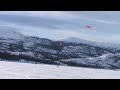 Snow Kiting in Laberge Lake - Whitehorse, Yukon