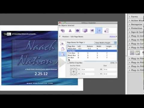 how to set pdf page size