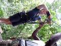 videos de Sherlyn's Backwards zipline run