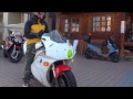 バイク美男子 モデル モテル GANADORサウンドを聞け Honda RVF400 ホンダ・RVF NC35 フルカスタムバイク ガンダム美男子