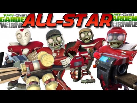 all star - All-Star - Plants Vs. Zombies: Garden Warfare (Cricket Star, Goalie Star, Hockey Star, Rugby Star)