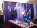LDI 2009 demo of bright laser display on optically clear film