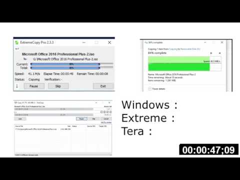 Wich is better? Tera Copy, Extreme Copy, or Standard Windows?