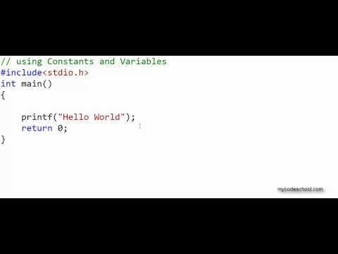 how to define a variable in c programming