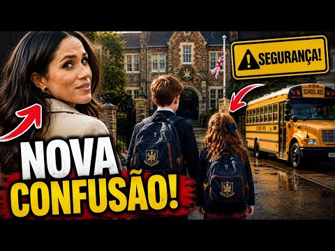 MEGHAN DESESPERADA PELA SEGURANÇA DOS FILHOS E NOVA TENSÃO EXPLODE
