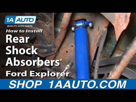 How To Install Replace Rear Shock Absorbers Ford Explorer Mountaineer Navajo 91-05 1AAuto.com