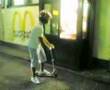 Mc Drive whit monopattino