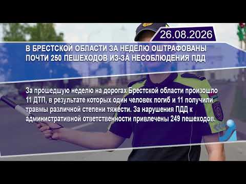 Новостная лента Телеканала Интекс 26.08.26.