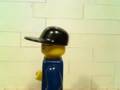Mini-fig Mona Frying Bacon