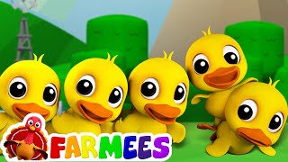 Five Little Ducks  Childrens Song For Kids  Nurser