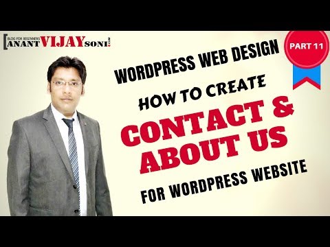 How to create Contact Page & About Us Page for WordPress Website (PART-11) 1