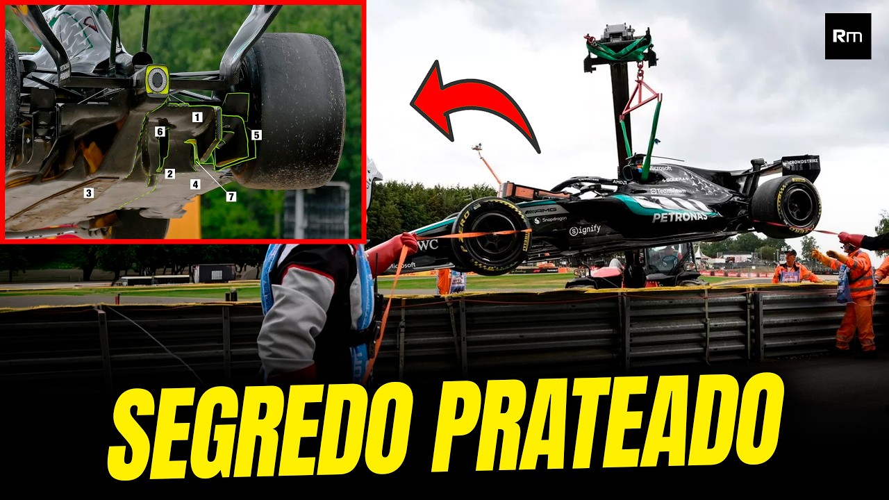 ASSOALHO MERCEDISTA REVELA MOTIVO DO W17 SER PLANTADO NO CHÃO! E COMO KIMI TEM BATIDO RUSSELL?
