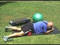 Quad, thigh myofascial release: BodySpex fitness with Jai