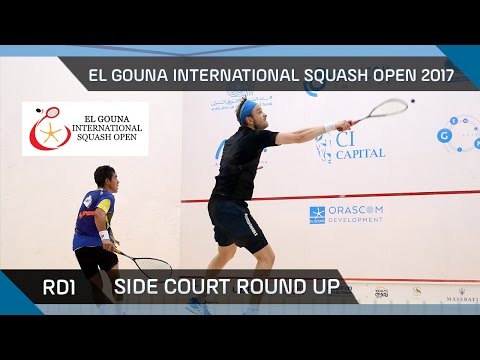 Squash: Side Court Round Up - El Gouna International 2017 Rd1 - Day1