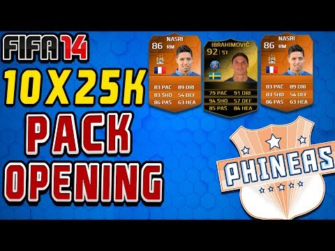 MOTM NASRI!!! - 10 X 25K JUMBO PACKS! - FIFA 14 Pack Opening #10
