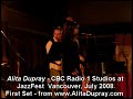 Jazzfest Vancouver 2008 Alita Dupray