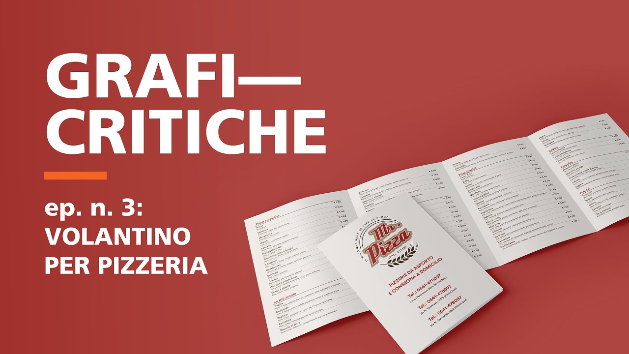 Progettare un menu/volantino per pizzeria 🍕 - Grafi-Critiche ep. n.3