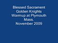 Blessed Sacrament Golden Knights at Plymouth Mass.