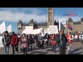 Protest against Thai aggression in Cambodia by Cambodians in Canada on Feb. 18th, 2011